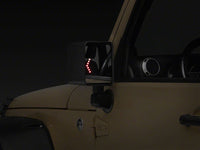 Raxiom 07-18 Jeep Wrangler JK Off-Road LED Manual Mirrors w/ Turn Signals
