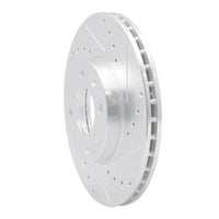 R1 Concepts R1 16-22 Chevrolet SPARK (USA/Canada) Front Right Drilled & Slotted Silver Brake Rotor