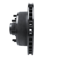 R1 Concepts R1 78-81 Dodge B300 Van (71-74) / B300 (75-80) Front Left Drilled & Slotted Black Brake Rotor