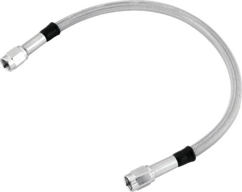 TwinPower Twin Power 54 Inch Clear Coated Dot Stainless Steel Brake Hose AN-3
