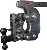 GEN-Y Hitch Gen-Y The Boss Torsion-Flex 2in Shank 12.5in Drop 16K Hitch w/GH-051 Dual-Ball/Pintle Lock/Stab Kit