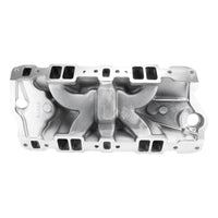 Edelbrock Chevy SB Performer EPS Intake Manifold w/ Oil Fill Tube - Chrome Plasma