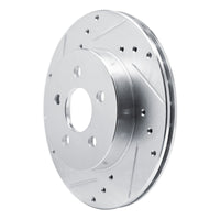 R1 Concepts R1 88-88 Pontiac Fiero Front Left Rear Left Drilled & Slotted Silver Brake Rotor