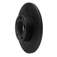 R1 Concepts R1 67-70 American Motors Javelin Front Right Drilled & Slotted Black Brake Rotor