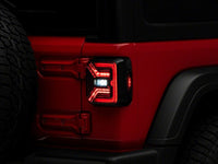 Raxiom 18-23 Jeep Wrangler JL Axial Series LED Tail Lights- Black Housing (Smoked Lens)