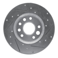 R1 Concepts R1 82-82 Buick SKYHAWK Front Left Drilled & Slotted Silver Brake Rotor