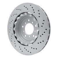 DFC 06-08 BMW Z4 Left Front Drilled Hi-Carbon Alloy Geomet Coated Rotor