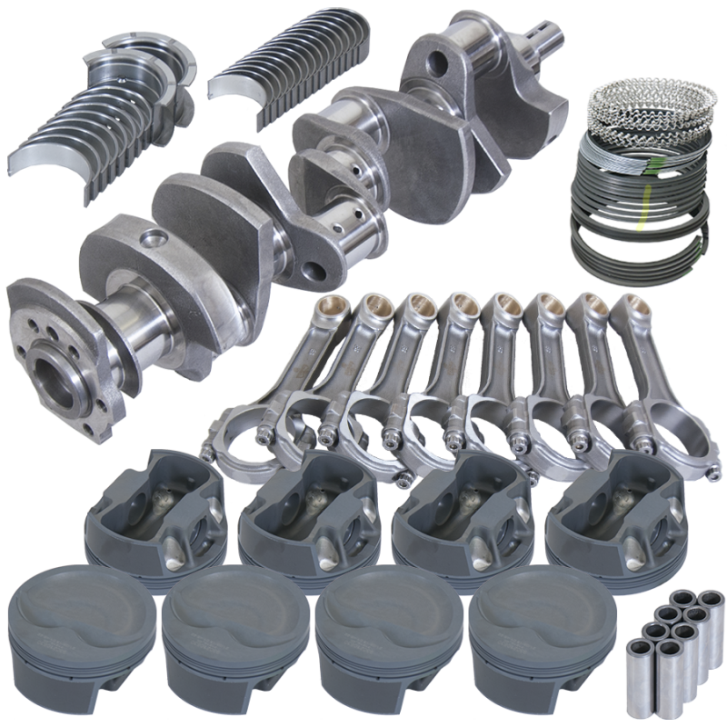 Eagle Chevy LT1350 1Pc 3.750in Crank 6.000in I-Beam Rods -16cc 4.030in Pistons Rotating Assembly