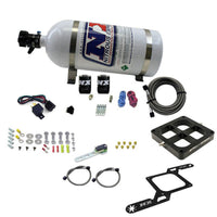 Nitrous Express Dominator Single Entry Billet Crossbar RNC Nitrous Kit (250-750HP) w/10lb Bottle