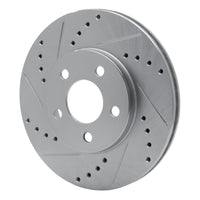 R1 Concepts R1 00-05 Chrysler Neon Front Left Drilled & Slotted Silver Brake Rotor