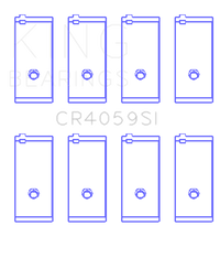 King Engine Bearings General Motors 138Ci 2.3L L40/Ld2 16V (Size +0.50mm) Connecting Rod Bearing Set