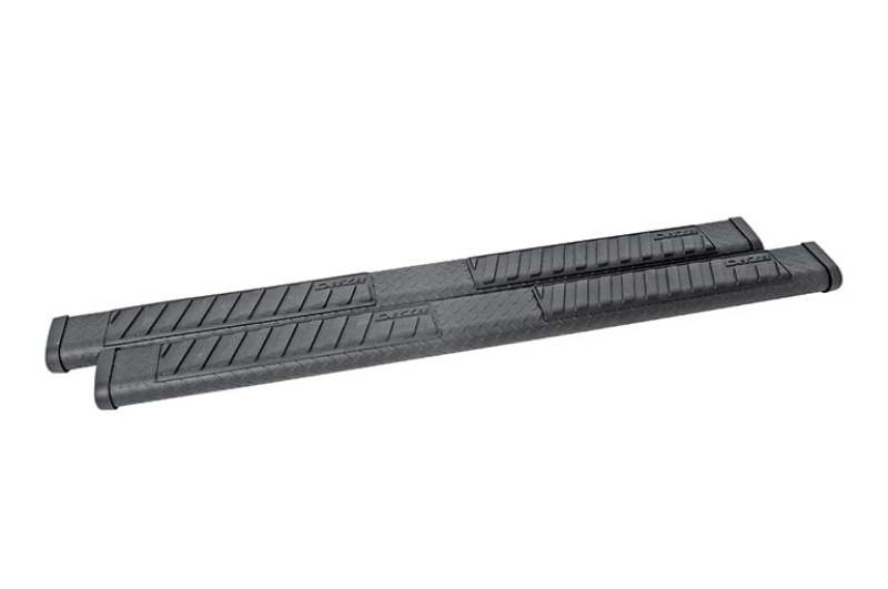 Dee Zee Universal Tubes - 6In Oval - Brite Tread Aluminum (ExtCab)
