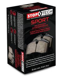 StopTech Performance 00-06 Jaguar S Typre R / XJ R / XJR-S / XJ Sport Rear Brake Pads