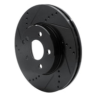 R1 Concepts R1 03-09 Mercedes-Benz E320 Front Left Drilled & Slotted Black Brake Rotor