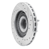 R1 Concepts R1 98-02 Ford Ranger (USA/Canada) Front Right Drilled & Slotted Silver Brake Rotor