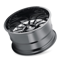 Cali Off-Road 9110 Summit 20x10 / 8x170 BP / -25mm Offset / 125.2mm Hub Gloss Black Milled Wheel