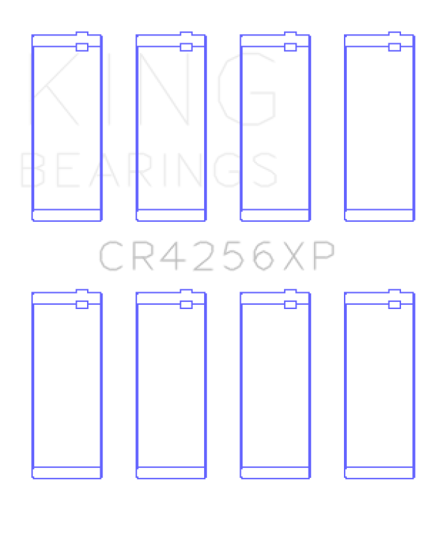 King Engine Bearings 03-05 Dodge Neon SRT4 2.4L Performance Rod Bearing Set - Size STD