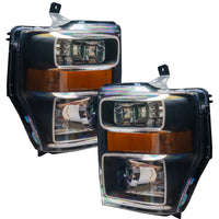 ORACLE Lighting Oracle 08-10 Ford F250/350 LED HL - Black - ColorSHIFT w/ Simple Controller