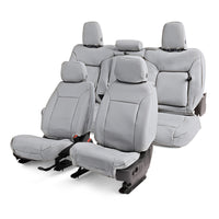 Covercraft 24-25 Ford F250-F550 Leatherette PrecisionFit Custom Front Row Seat Covers - Light Grey