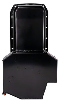 Moroso Pre-80 Chevrolet Small Block (w/2 Pc Seal) Road Race Wet Sump 7qt 7.5in Steel Oil Pan - Black