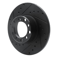 R1 Concepts R1 68-76 Mercedes-Benz 220 Front Left Drilled & Slotted Black Brake Rotor