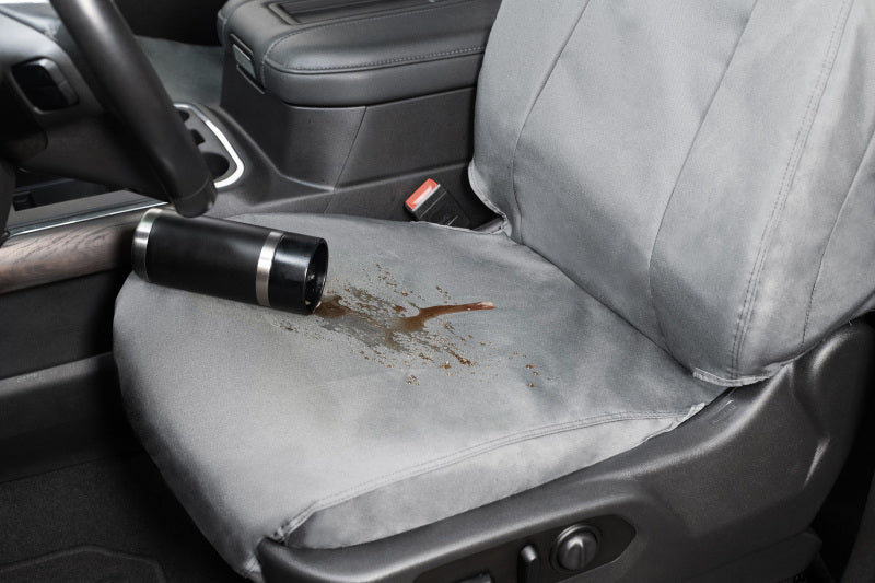 Covercraft 11-23 Toyota 4Runner: Waterproof Polyester SeatSaver Custom Second Row Seat Covers - Grey