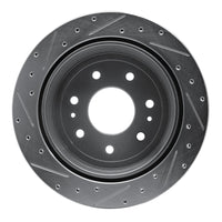 R1 Concepts R1 04-11 Ford F-150 RWD Rear Right Drilled & Slotted Silver Brake Rotor