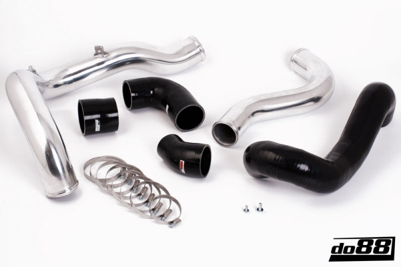 do88 SAAB 9-3 2.8T V6 06-11 Pressure Pipes w/Black Hoses