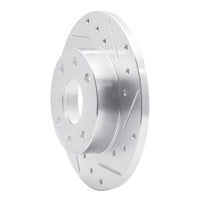 R1 Concepts R1 85-89 Chevrolet SPECTRUM Front Right Drilled & Slotted Silver Brake Rotor