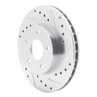 R1 Concepts R1 82-84 Buick SKYHAWK Front Right Drilled & Slotted Silver Brake Rotor