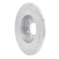R1 Concepts R1 11-19 Buick CASCADA Rear Right Drilled & Slotted Silver Brake Rotor