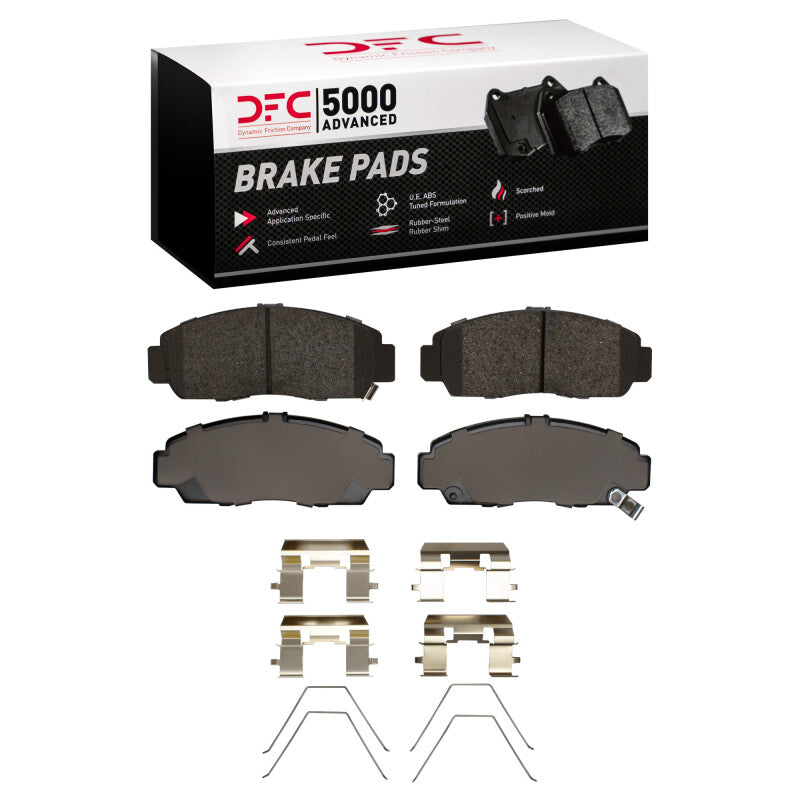 DFC 99-14 Acura TSX Front 5000 Advanced Ceramic Brake Pads and Hardware Kit