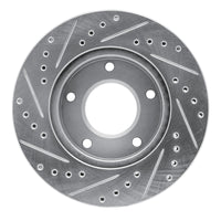 R1 Concepts R1 69-78 Cadillac Eldorado Front Right Rear Right Drilled & Slotted Silver Brake Rotor