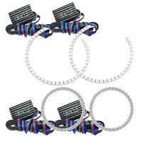 ORACLE Lighting Oracle Nissan Altima Sedan 10-12 Halo Kit - ColorSHIFT w/o Controller
