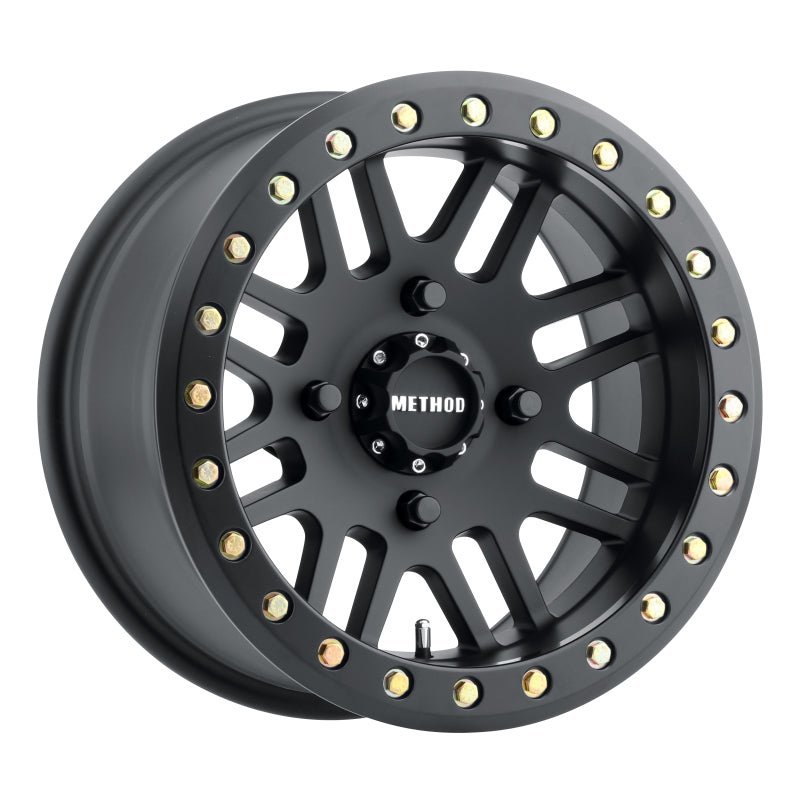 Method Wheels Method MR406 UTV Beadlock 15x10 / 5+5/-2mm Offset / 4x156 / 132mm CB Matte Black Wheel