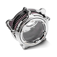Performance Machine Vision Air Cleaner W/Bezel - Chrome