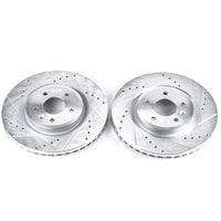 PowerStop Power Stop 09-11 Ford Flex Front Evolution Drilled & Slotted Rotors - Pair
