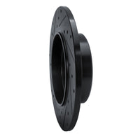 R1 Concepts R1 91-99 Mercedes-Benz S320 Rear Right Drilled & Slotted Black Brake Rotor