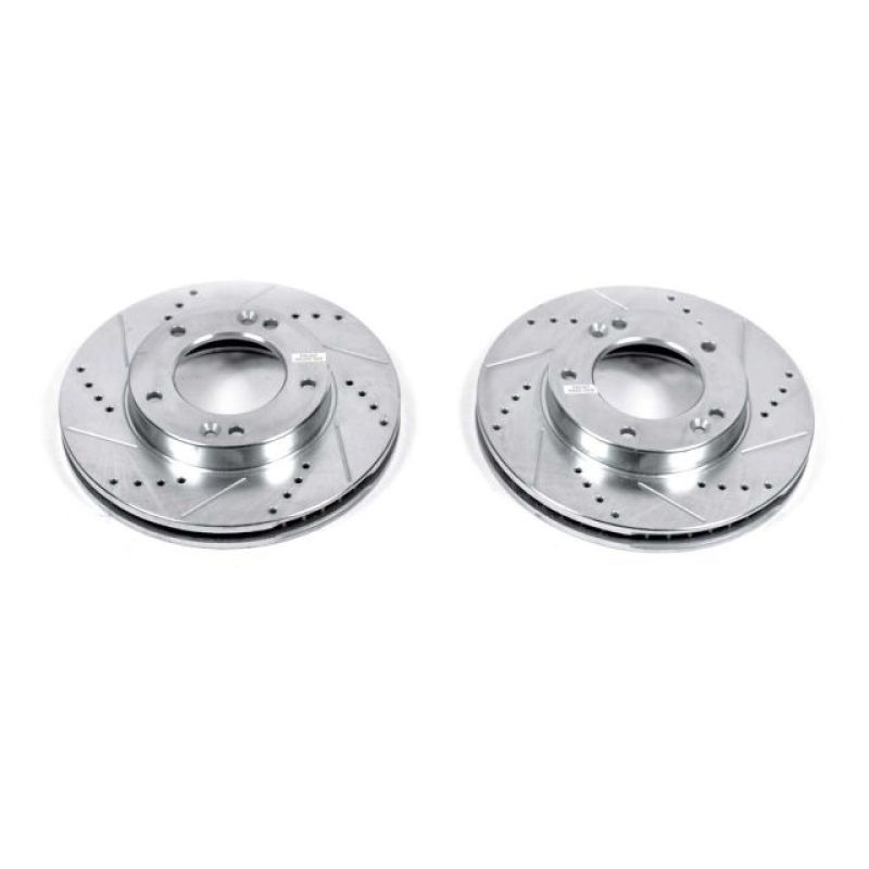 PowerStop Power Stop 03-06 Kia Sorento Front Evolution Drilled & Slotted Rotors - Pair