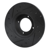 R1 Concepts R1 74-84 Ford COURIER (USA/Canada) Front Right Drilled & Slotted Black Brake Rotor