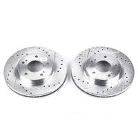 PowerStop Power Stop 00-01 Infiniti I30 Front Evolution Drilled & Slotted Rotors - Pair