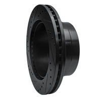 R1 Concepts R1 05-12 Ford F-350 Super Duty 2WD Rear Right Drilled & Slotted Black Brake Rotor