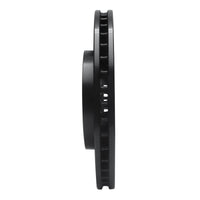 R1 Concepts R1 05-10 Honda Odyssey Front Right Drilled & Slotted Black Brake Rotor