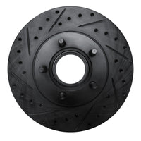 R1 Concepts R1 1995-1997 Ford Ranger (USA/Canada) Front Left Drilled & Slotted Black Brake Rotor