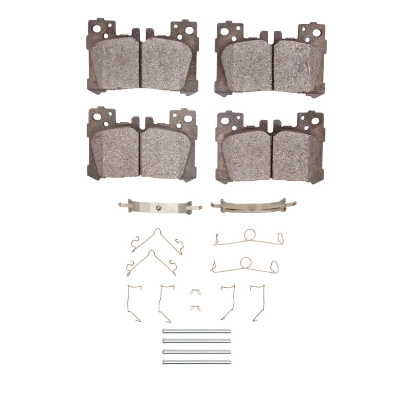 R1 Concepts R1 18-24 Lexus LC500 Rear Semi Met Pads & Hardware Kit