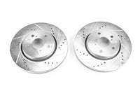 PowerStop Power Stop 18-19 Toyota C-HR Front Evolution Drilled & Slotted Rotors - Pair