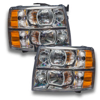 ORACLE Lighting Oracle 07-13 Chevrolet Silverado SMD HL - Square Style - ColorSHIFT w/o Controller