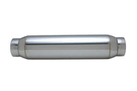 Vibrant SS Resonator (Standard Design) 3in inlet/outlet x 12in long