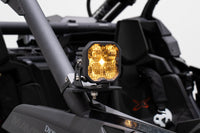Diode Dynamics 17-24 Can-Am Maverick X3 SS3 Stage Series Ditch Light Kit - Sport Yellow Combo