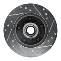 R1 Concepts R1 79-81 Buick Century Front Left Drilled & Slotted Silver Brake Rotor